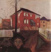 Edvard Munch Red painting